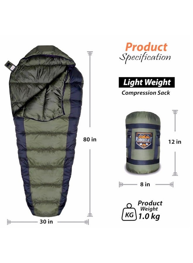 RhinoKraft Camping Sleeping Bag - 3 Season Warm & Cool Weather - Summer, Spring, Winter, Lightweight, for Adults & Kids - Camping Gear Equipment, Traveling and Outdoors - Image 2