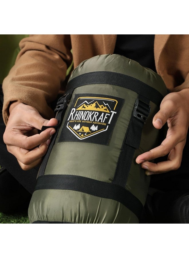 RhinoKraft Camping Sleeping Bag - 3 Season Warm & Cool Weather - Summer, Spring, Winter, Lightweight, for Adults & Kids - Camping Gear Equipment, Traveling and Outdoors - Image 4