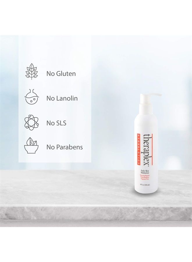 Theraplex Hydro Lotion (8 oz) - No Parabens or Preservatives, Noncomedogenic, and Hypoallergenic, Fragrance-Free, Dermatologist recommended - National Eczema Association Seal of Approval (Pack of 3) - Image 4