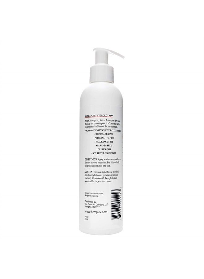 Theraplex Hydro Lotion (8 oz) - No Parabens or Preservatives, Noncomedogenic, and Hypoallergenic, Fragrance-Free, Dermatologist recommended - National Eczema Association Seal of Approval (Pack of 3) - Image 2