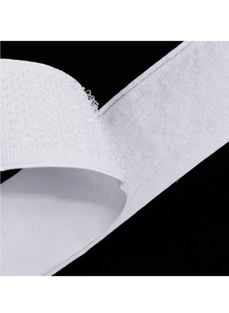 شريط لاصق فيلكرو، شريط لاصق فيلكرو، شريط لاصق ذاتي اللصق، شريط تثبيت خلفي لاصق شديد التحمل، قابل لإعادة الاستخدام، شريط تثبيت خلفي لاصق مزدوج الجوانب، 8 متر * 2 سم - Image 3