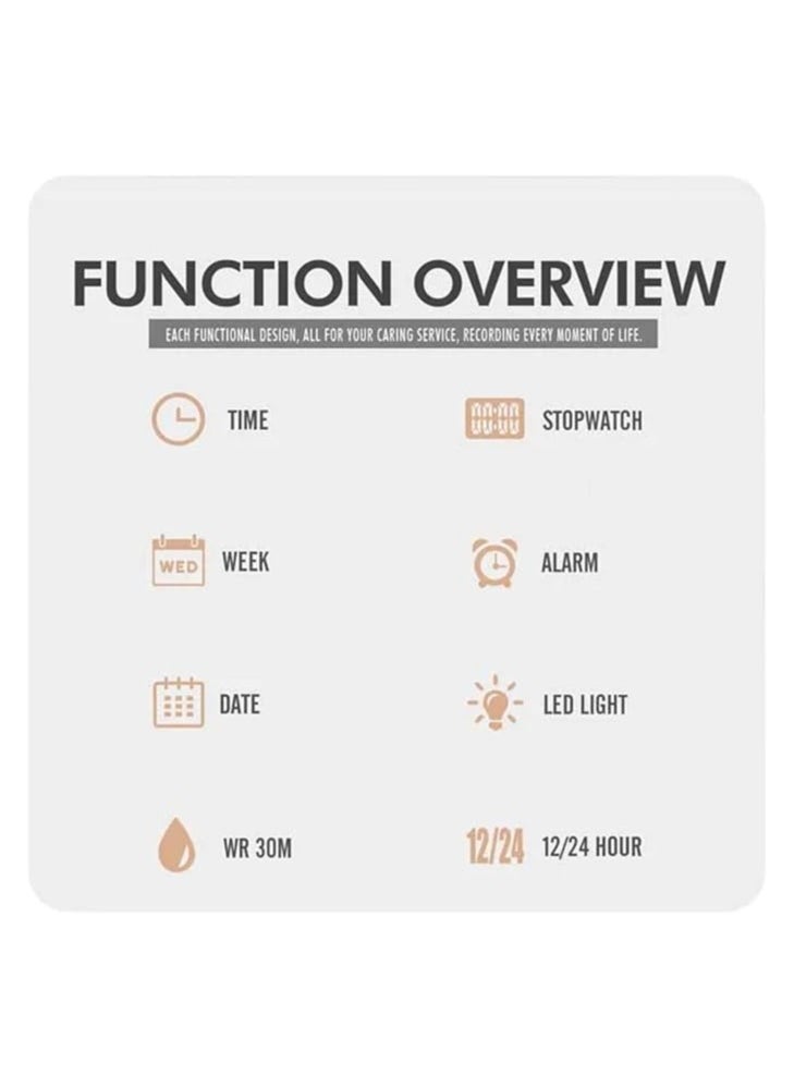 SKMEI - SKMEI 1796 Waterproof Digital Sport Watch Alarm Calendar Multifunction, Black - Image 1