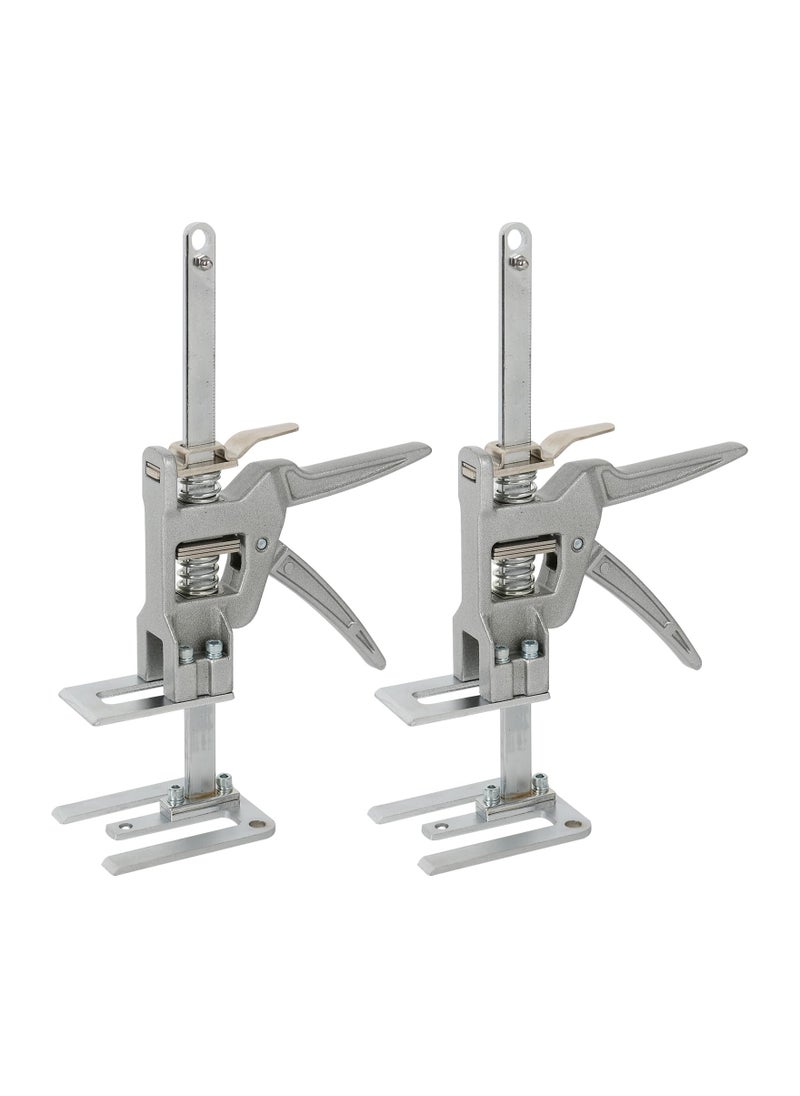 KASTWAVE Labor Saving Arm Jack 2Pcs, Lever Arm Lifter Full Metal Labor Saving Arm Jack Arm Hand Tool Furniture Board Lifter Drywall Lifts Jack for Door And Wooden Panel Lifting Cabinet Board  - Image 1