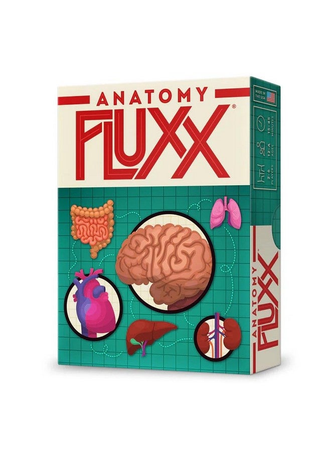 Looney Labs Looney Labs Anatomy Fluxx Card Game - Varied Gameplay and Doctor-Approved Learning  - Image 1