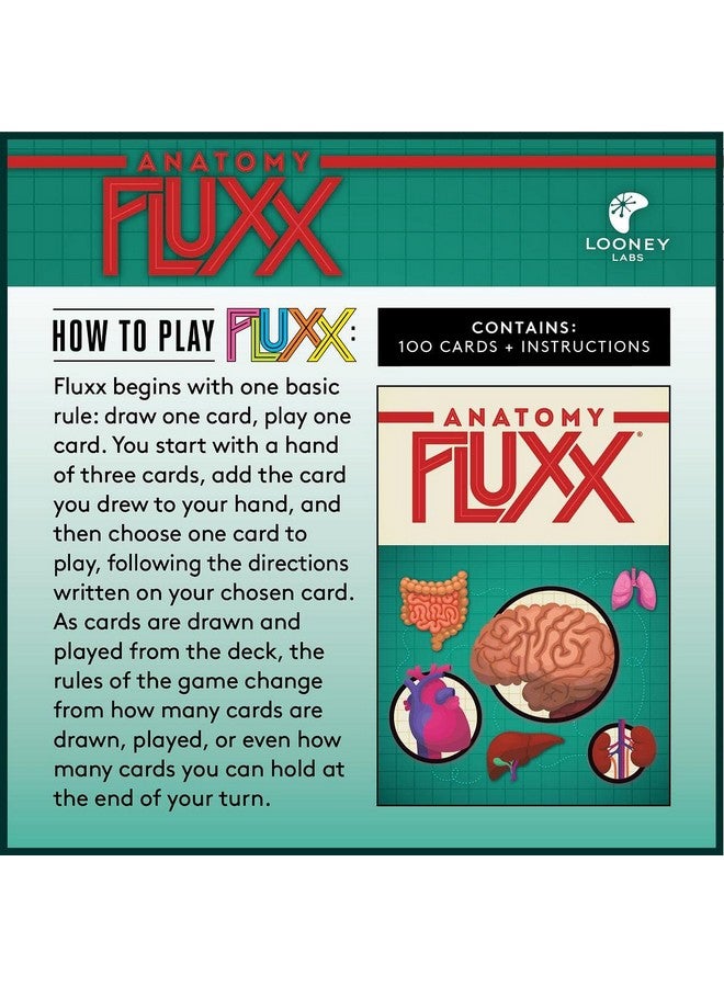 Looney Labs Looney Labs Anatomy Fluxx Card Game - Varied Gameplay and Doctor-Approved Learning  - Image 4