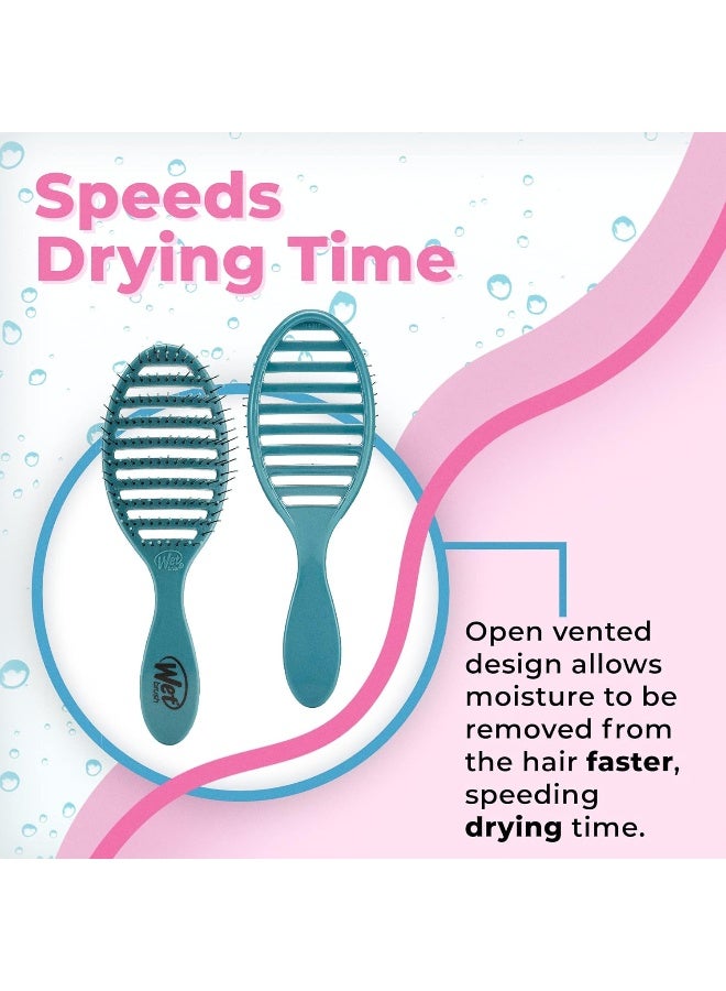 Wet Brush Speed Dry Hair Brush - Vented Design And Ultra Soft Heatflex Bristles Are Blow Dry Safe - Image 5