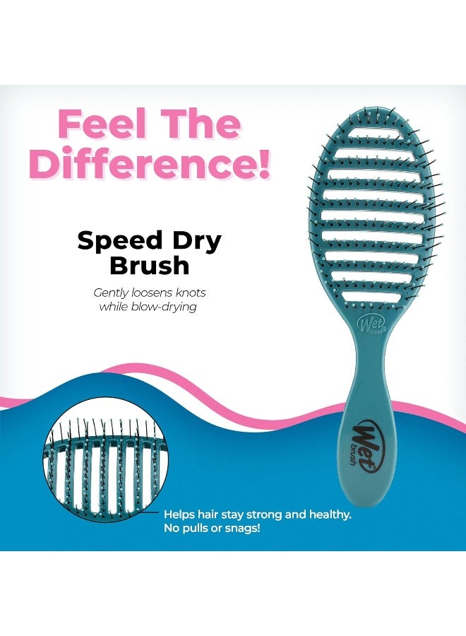 Wet Brush Speed Dry Hair Brush - Vented Design And Ultra Soft Heatflex Bristles Are Blow Dry Safe - Image 3
