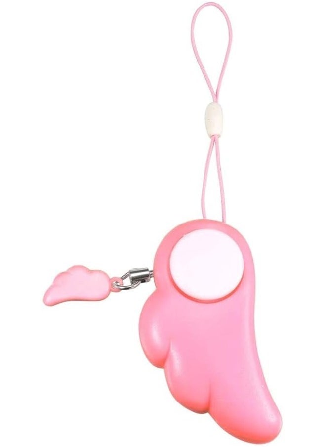 Generic Personal Alarm 90db Personal Safe sound Security Alarms Keychain Pink  - Image 1