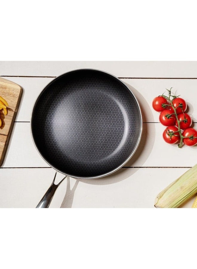 Generic - Stainless Steel Cooking Deep Frying Pan 30 cm - Image 1