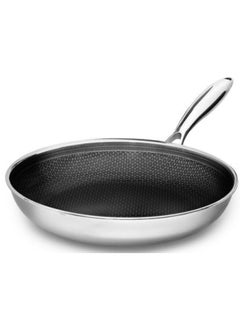 Stainless Steel Cooking Deep Frying Pan 30 cm