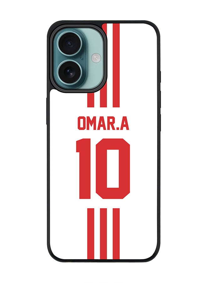 Stylizedd For iPhone 16 Case [Compatible with MagSafe] Slim Magnetic cover Phone Case iPhone 16 -Football - UAE  Omar.A - Image 1