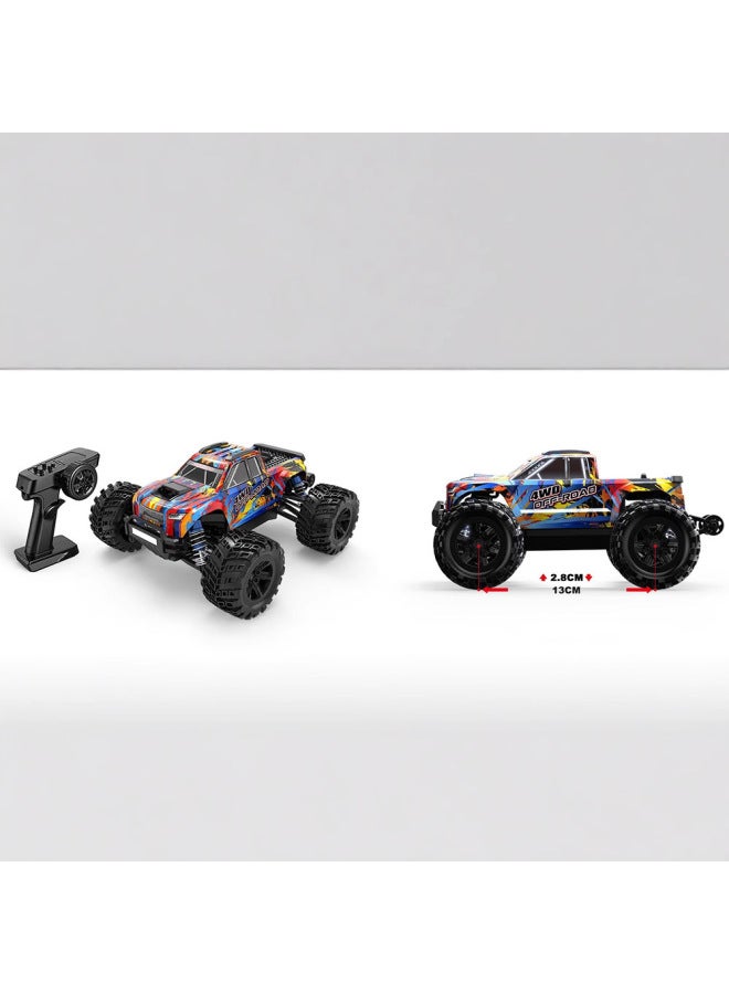 MJX20208 1:20 Remote Control Car Full Scale Brushless Model Car RC Big Foot Off-road Four-wheel Drive Remote Control Car Fear-Color:20208 - Image 2
