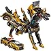 liluwushe 2in1 Collision Transformation Dinosaur Car Toy Magnetic Cars Convertible Robot ToysDinosaurToys for Kids 312 Ideal Christmas Birthday Gift for BoysGolden - Image 3