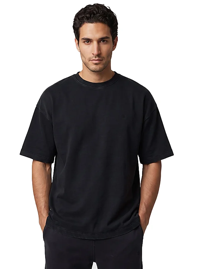 F5 RELAXED FIT COMFY ACID WASH TEE SHORT SLEEVE T-SHIRT