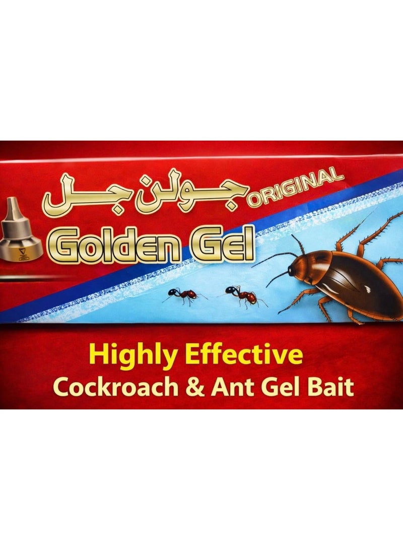 Golden Gel Original Cockroach & Ant Killer 30 ml– Highly Effective Gel Bait for Home & Commercial Use - Image 1