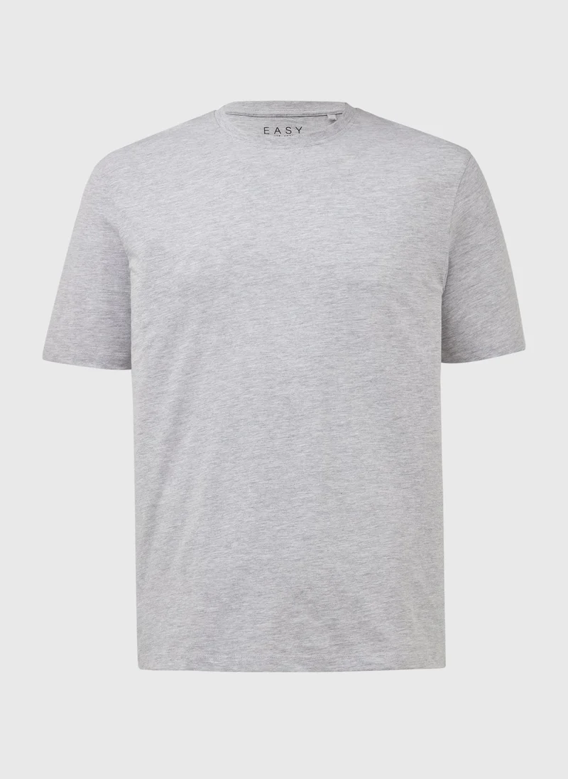 ماتلان Grey Essential Crew Neck T-Shirt
