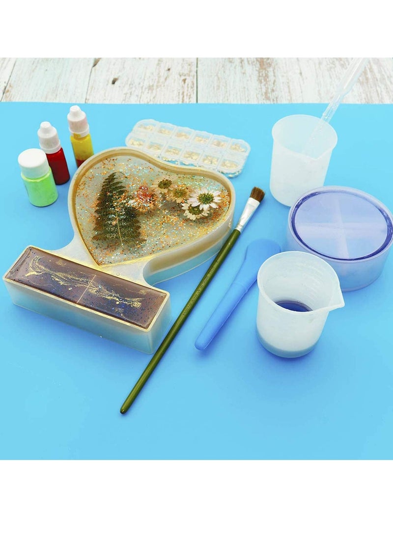 SYOSI - Photo Frame, Epoxy Resin Mold, Large Heart Picture Frame Silicone Molds, Storage Box Silicone Mold Keep Countertop Neat for Home Decoration, DIY Crafts, and Handmade Gifts - Image 1