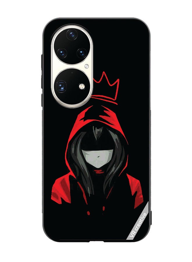 VR CREATIVE Protective Case Cover For Huawei P50 Pro Hell Girl Design Multicolour - Image 1