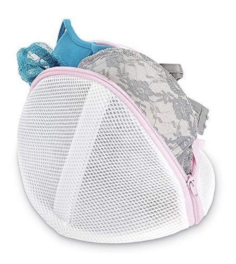 PARATPAR MALL PARATPAR MALL Bra Wash Clean Bag Double Net Laundry Bag Bra Lingerie Pouch Mesh with Zipper Innerwear Washing Machine for Wash Bra Socks and Underwear For Travel Time Use Woman Accessories Holder  - Image 3