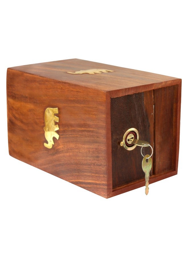 ITOS365 Handicrafted Wooden Money Bank - Coin Saving Box - Piggy Bank - Gifts for Kids, Girls, Boys & Adults - Image 2