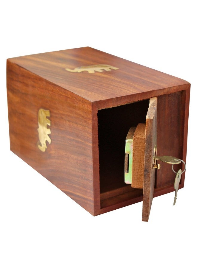 ITOS365 Handicrafted Wooden Money Bank - Coin Saving Box - Piggy Bank - Gifts for Kids, Girls, Boys & Adults - Image 3