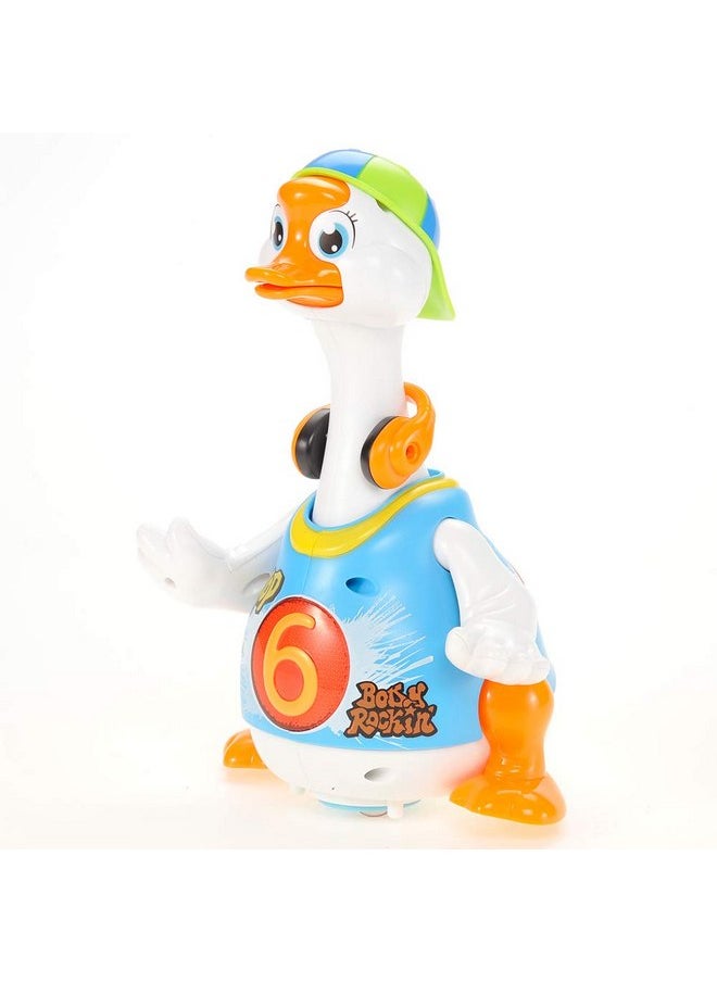 PowerTRC PowerTRC Baby Toy Dance Musical Duck Toy - Walking Goose Singing Dancing Toys for Toddlers 1-3 Hip-Hop Cool Birthday Toy  - Image 3