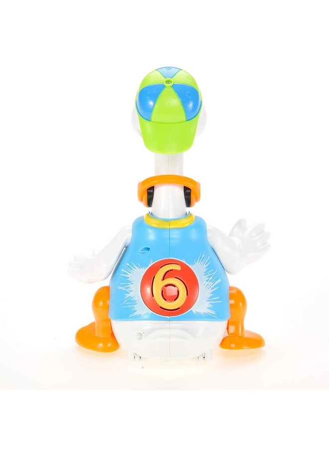 PowerTRC PowerTRC Baby Toy Dance Musical Duck Toy - Walking Goose Singing Dancing Toys for Toddlers 1-3 Hip-Hop Cool Birthday Toy  - Image 4