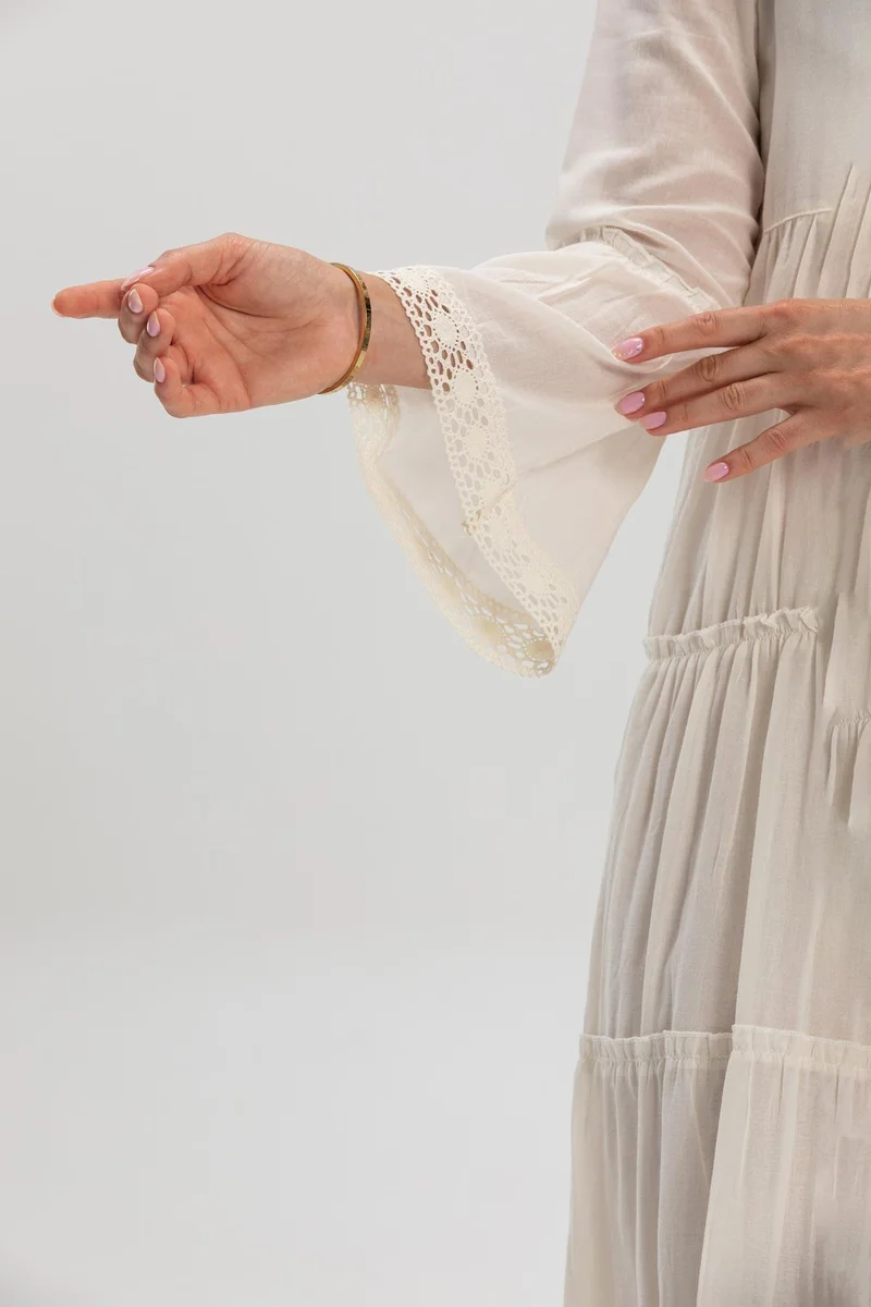 اليش شيل بيزي Tiered Cotton Dress