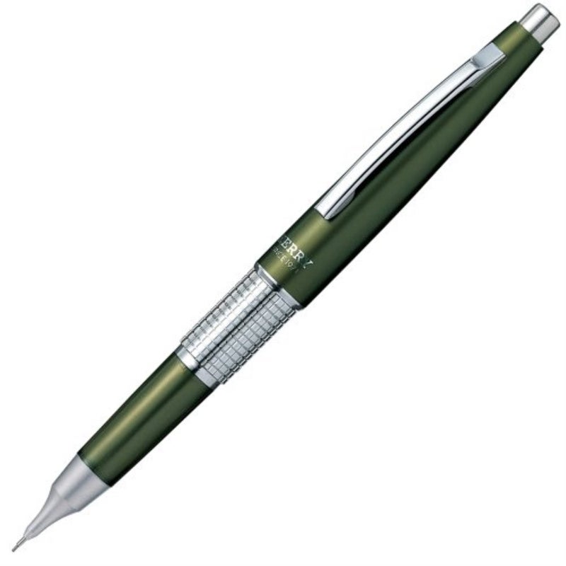 Pentel Sharp Kerry Mechanical Pencil - 0.5 mm - Olive Green Body (P1035-KD) - Image 1