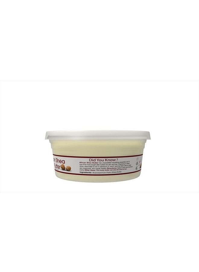 OKAY SHEA BUTTER JAR WHITE 7.5oz weight (8oz jar size) - Image 2
