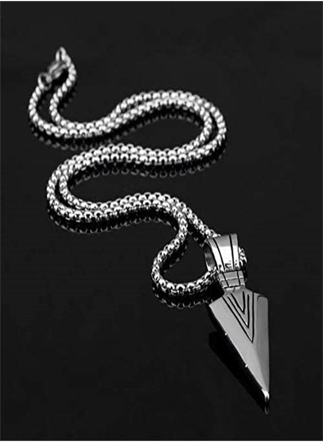 ORiTi Fashion Stainless Steel Long Chain Necklace for Men  - Image 3