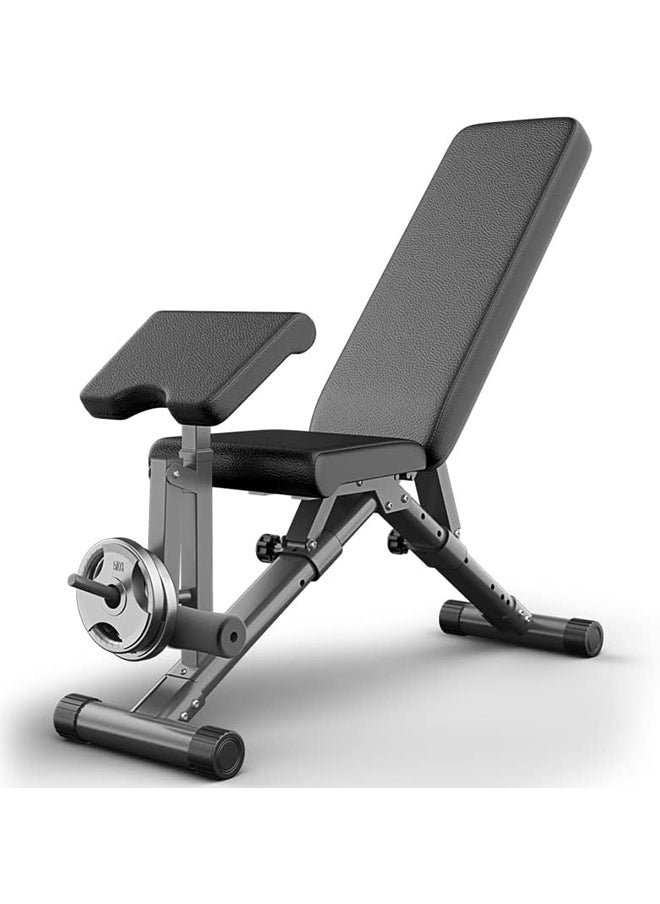 Miracle Fitness Multifunctional Smith Machine Combo Offer/ Smith Functional Trainer, Adjustable Bench, Hex Dumbbell Set, Weight Plate Set  - Image 3