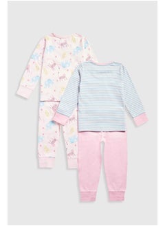 mothercare Cheetah Pyjamas - 2 Pack  - Image 2