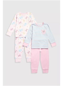mothercare Cheetah Pyjamas - 2 Pack  - Image 1