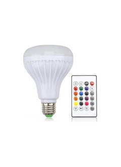 Generic Bluetooth LED Bulb with Speaker and Multi Color Light (RGB) and Remote Control - For decoration and Ramadan adornment.  - Image 1