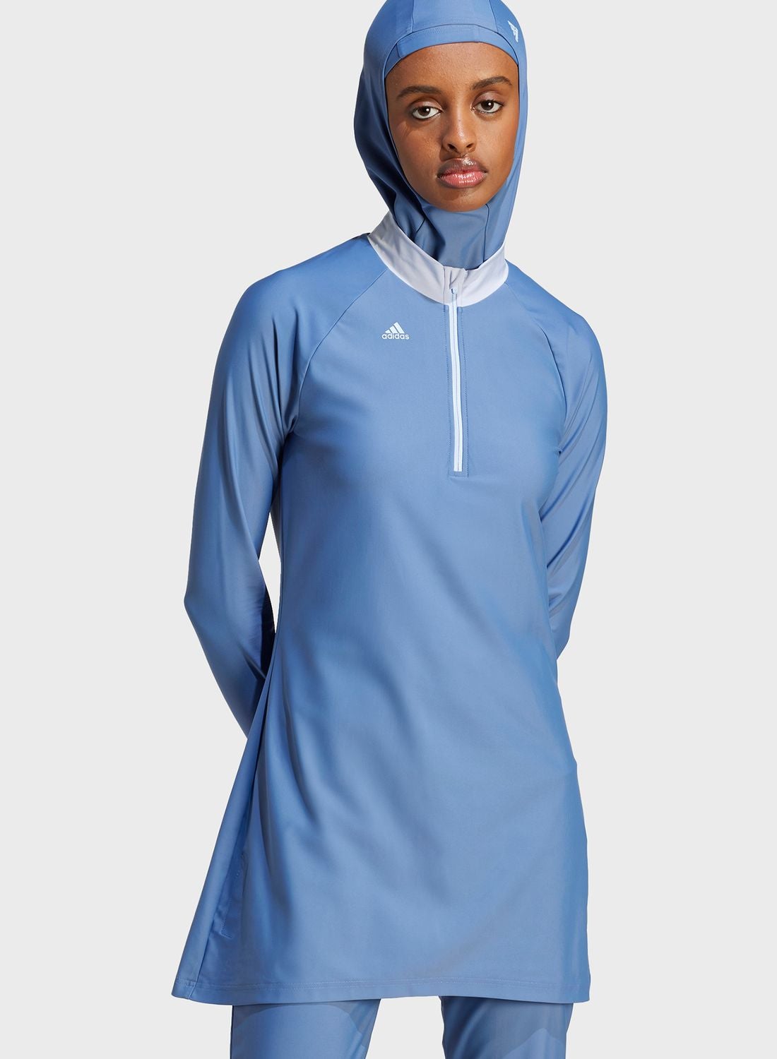 アディダス Adidas 【 3 Stripes Long Sleeve Swim Top Womens Women 】 レディース adidas womens 3-stripes Long Sleeve Swim Top Rash Guard
