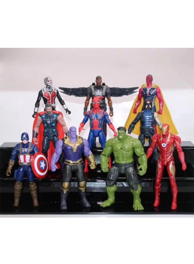 مارفل مجموعات 10 قطع من أرقام العمل البطل الخارق سلسلة Marvel Hero المجموعة من الزخرفات Avengers Infinity War Action Figure Set - Image 1