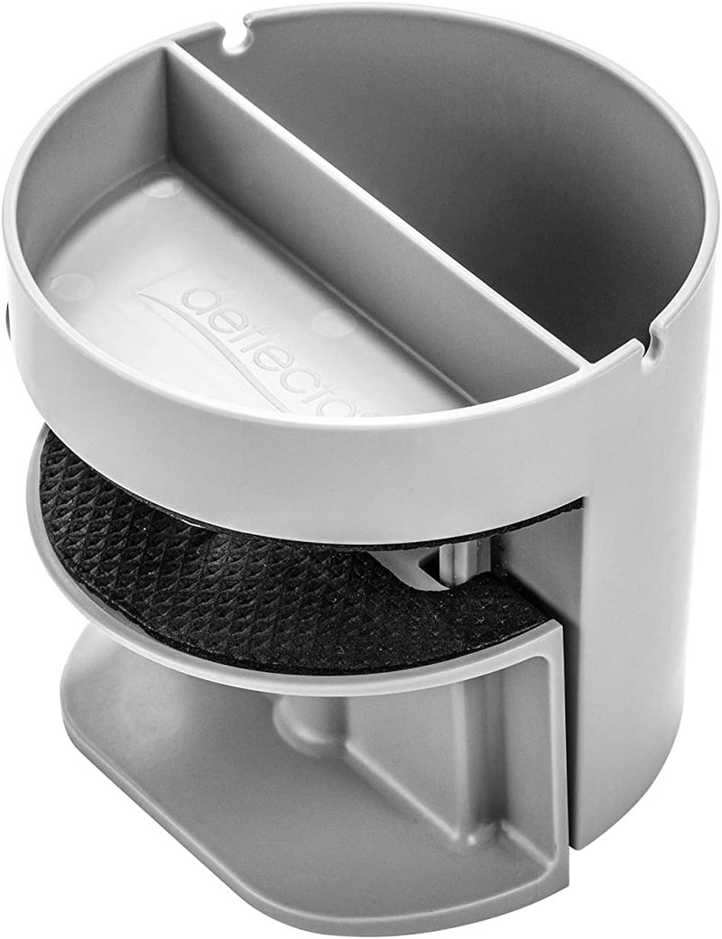 deflecto Standing Desk Small Desk Organizer Two Sections 385 x 385 x 354 Gray - Image 4