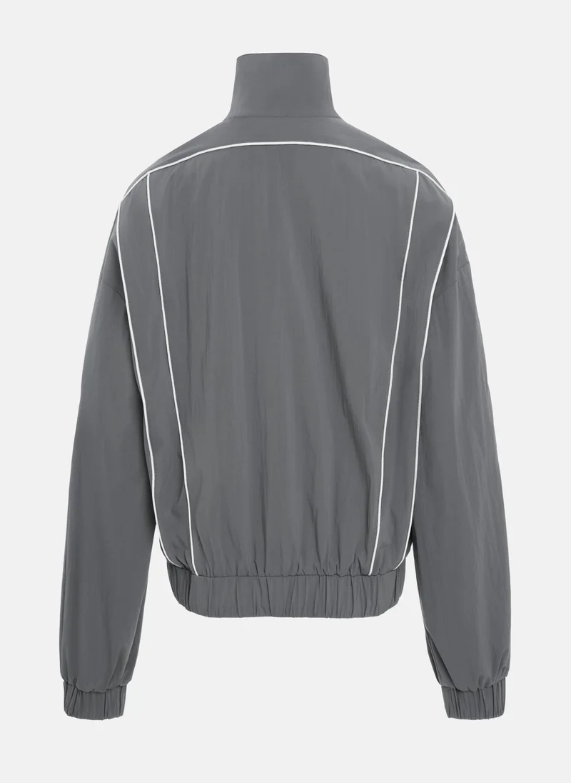 Lichi  Nylon windbreaker with contrasting stripes for Women | Best Price UAE
