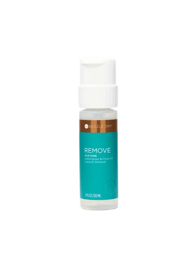Dazzle Dry Remove Acetone Lemongrass + Clove Oil Lacquer Remover 4 Oz (120 Ml) Menda Pump - Image 1