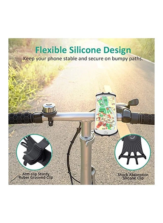 Bike Handlebar Phone Mount Black - Image 5