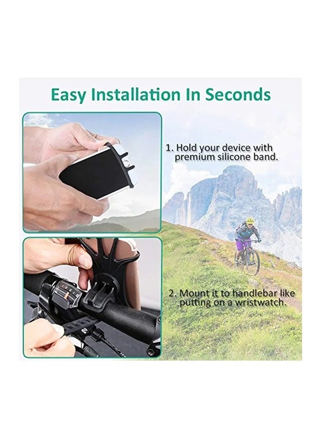 Bike Handlebar Phone Mount Black - Image 4