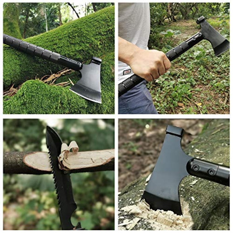 Camping Axe, Folding Survival Hatchet Axe Tactical Camp Axe for Outdoor Adventure - Image 5