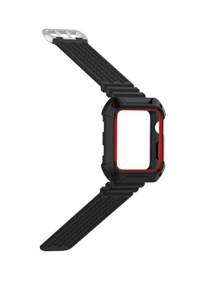 Voberry Replacement Band For Apple Watch Series 1/2/3 42mm Black - Image 3