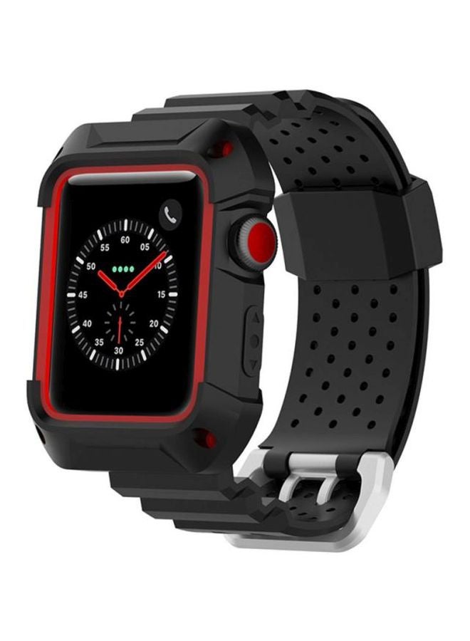 Voberry Replacement Band For Apple Watch Series 1/2/3 42mm Black - Image 2