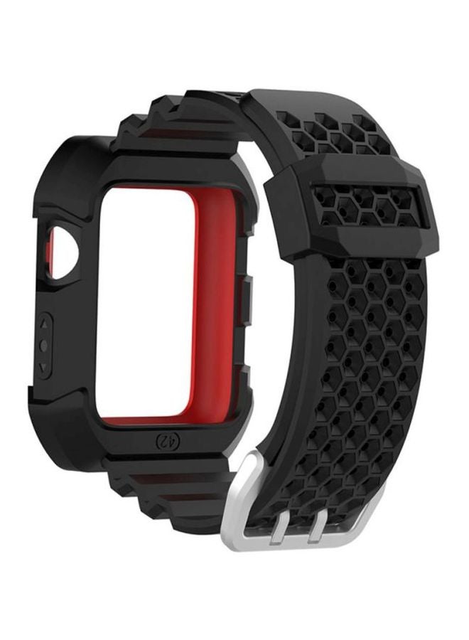 Voberry Replacement Band For Apple Watch Series 1/2/3 42mm Black - Image 1