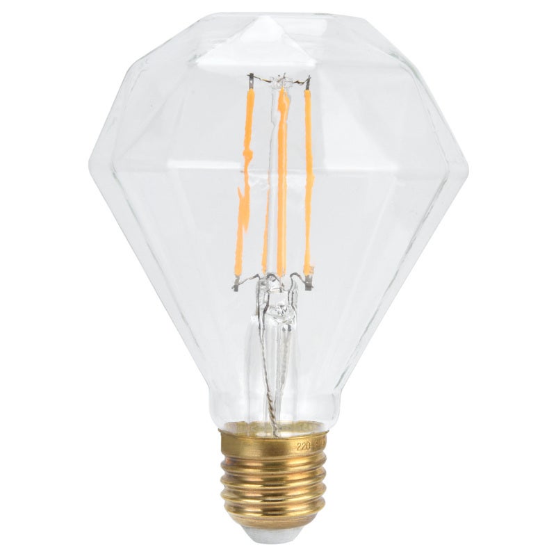 Dimmable LED Light Bulb E27 Transparent Glass Flexible Filament Vintage Shape Design - Decorative Light Bulb for Indoor Home Coffee Shop Decoration - Image 1