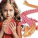 Olee Odee Large Dragon Eggs with Dragon Inside 3D Printed Surprise Funny Gifts for Kids Articulated Dragon Fidget Toys for Adults Executive Desk Toys Office Room Dcor Orange Red - Image 2