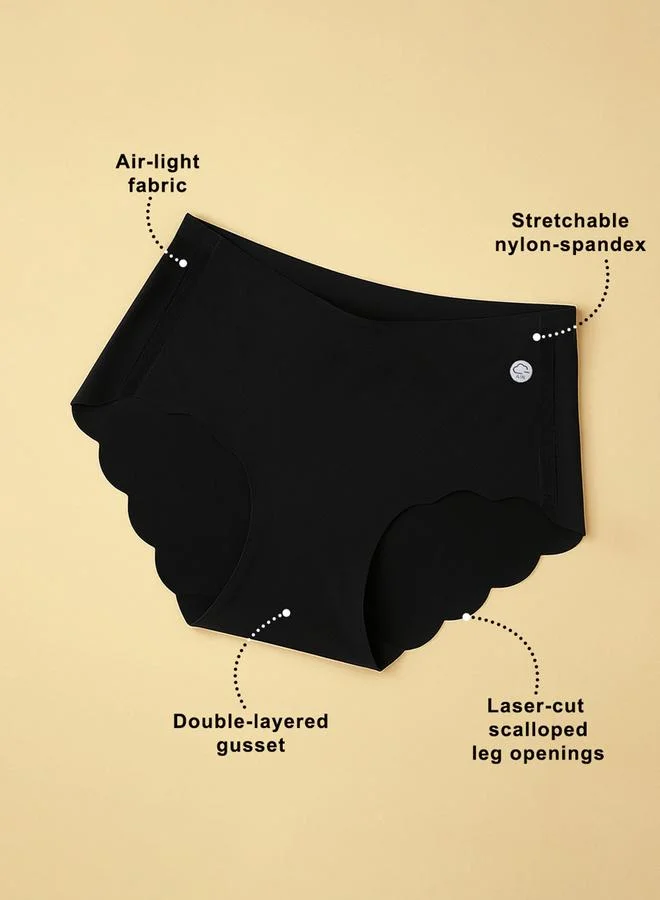 Clovia  Blackberry Breezy Seamless Hipster Panty for Women | Best Price UAE