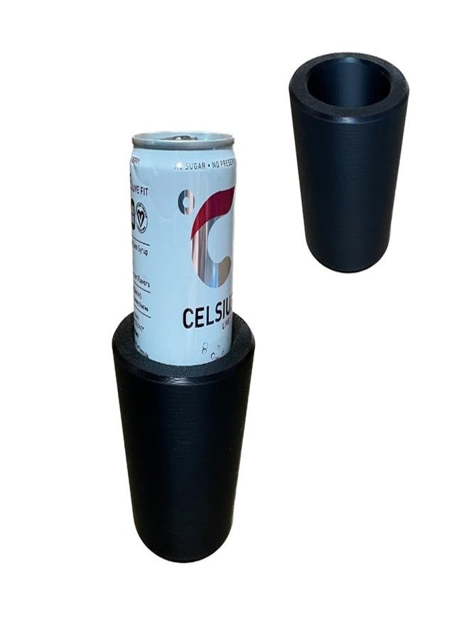 Kimalab Slim Can Universal Cup Holder Adapter Slim Cup 8.4 oz / 12 oz can Holder Expander Car Cup Holder Fits Red Bull Celsius Energy Drink Michelob White Claw Truly Black (Single Holder) - Image 1